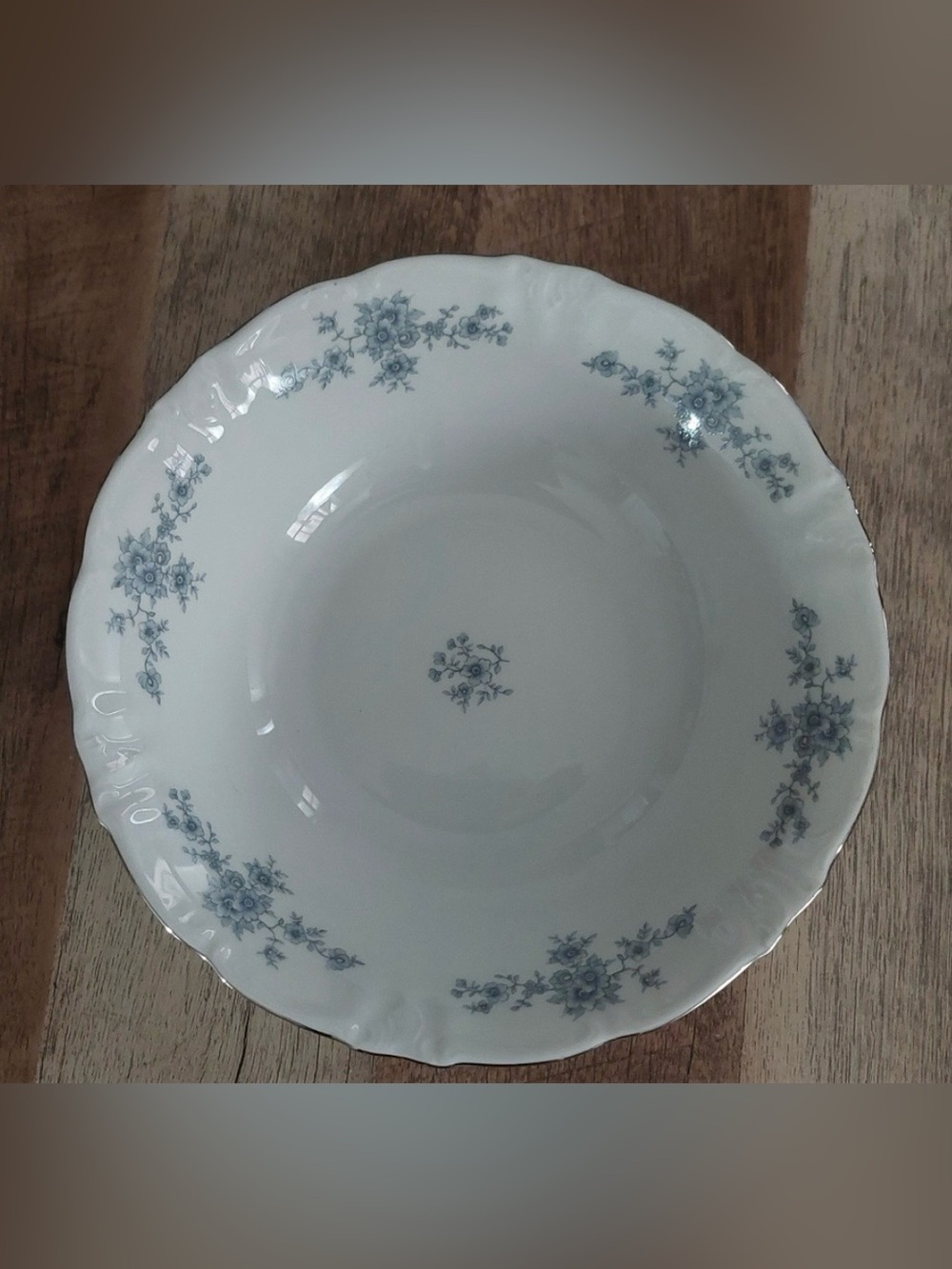 Johann Haviland Bavaria Blue Garland Serving Bowl 9.5" Germany (1)